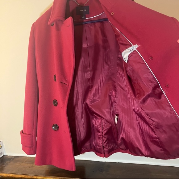 Lands End Pea Coat - Picture 5 of 6
